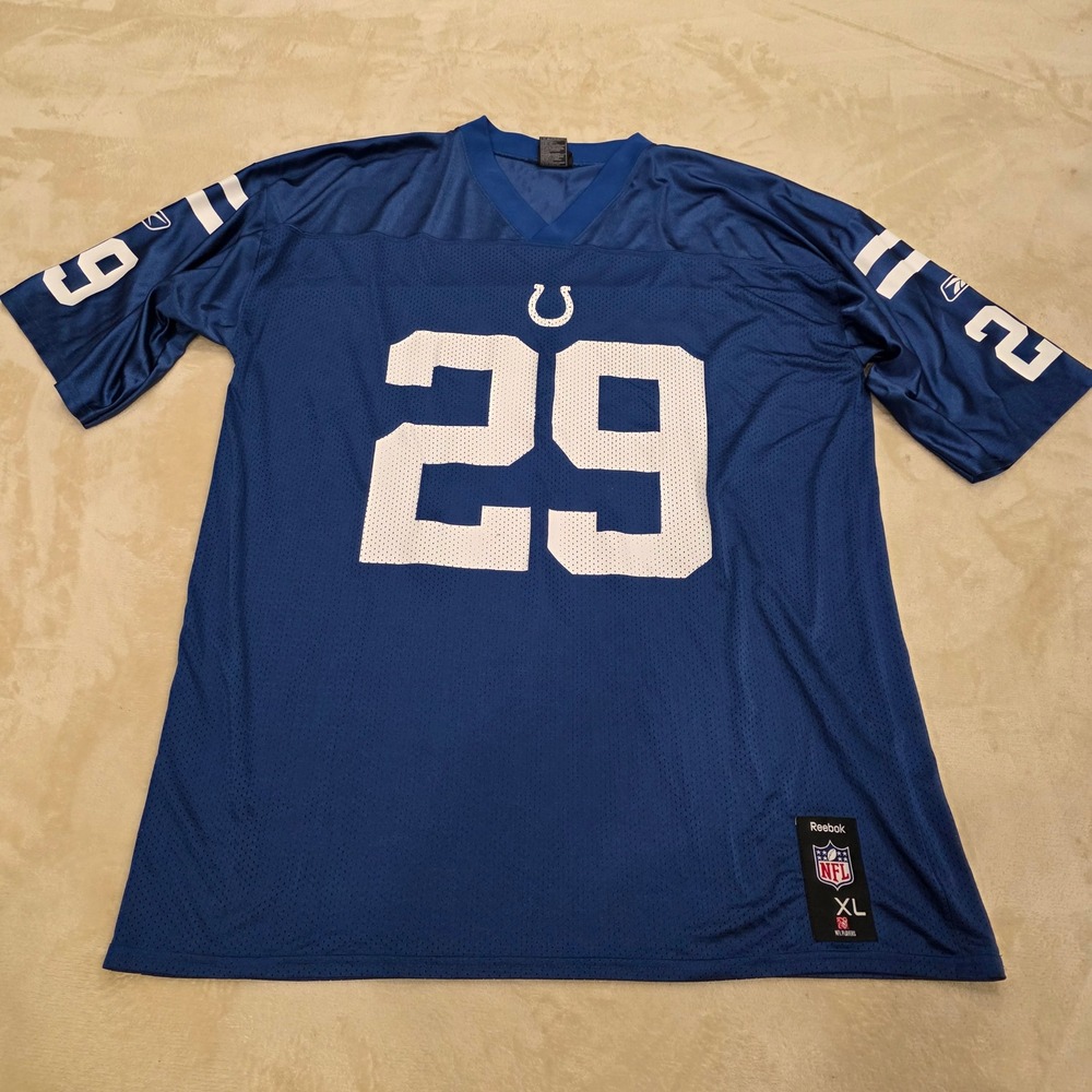 Vintage Indianapolis Colts Joseph Addai #29 Jersey Blue Men's XL Reebok NFL